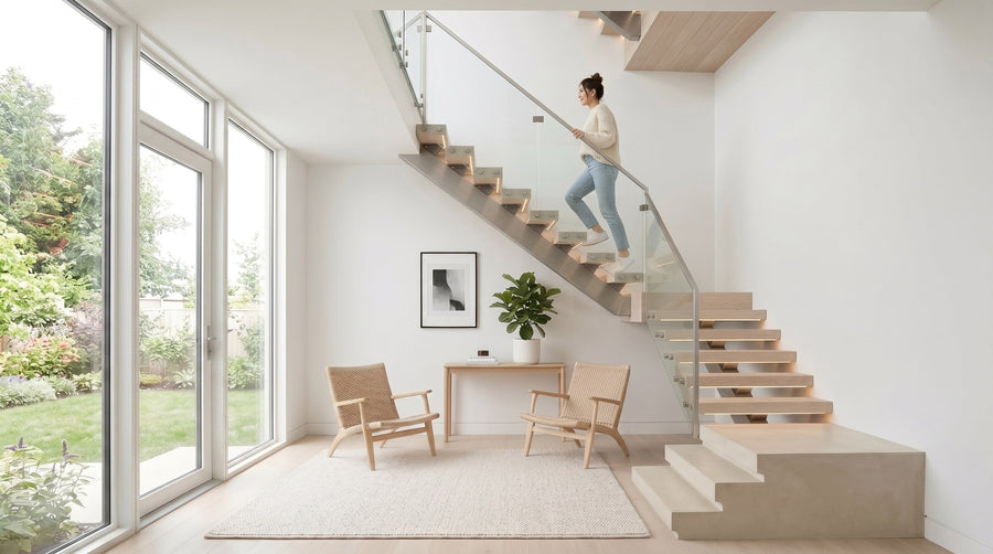 Why Custom Floating Stairs Cost More Than Kits: Where the Money Actually Goes
