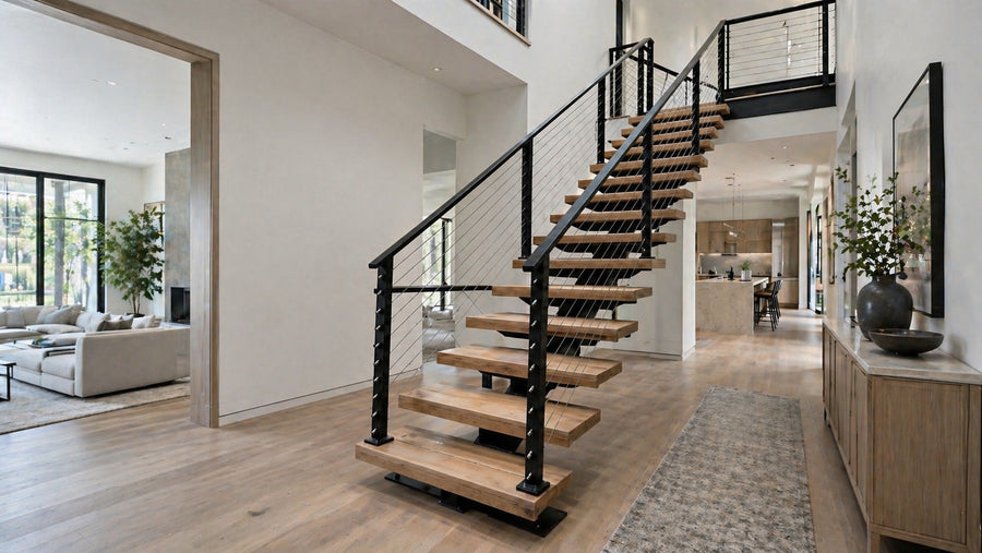 Open Staircase vs Floating Staircase: What’s the Difference?