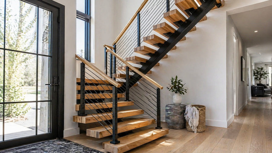 Open Stair Design Ideas for Light-Filled Modern Homes