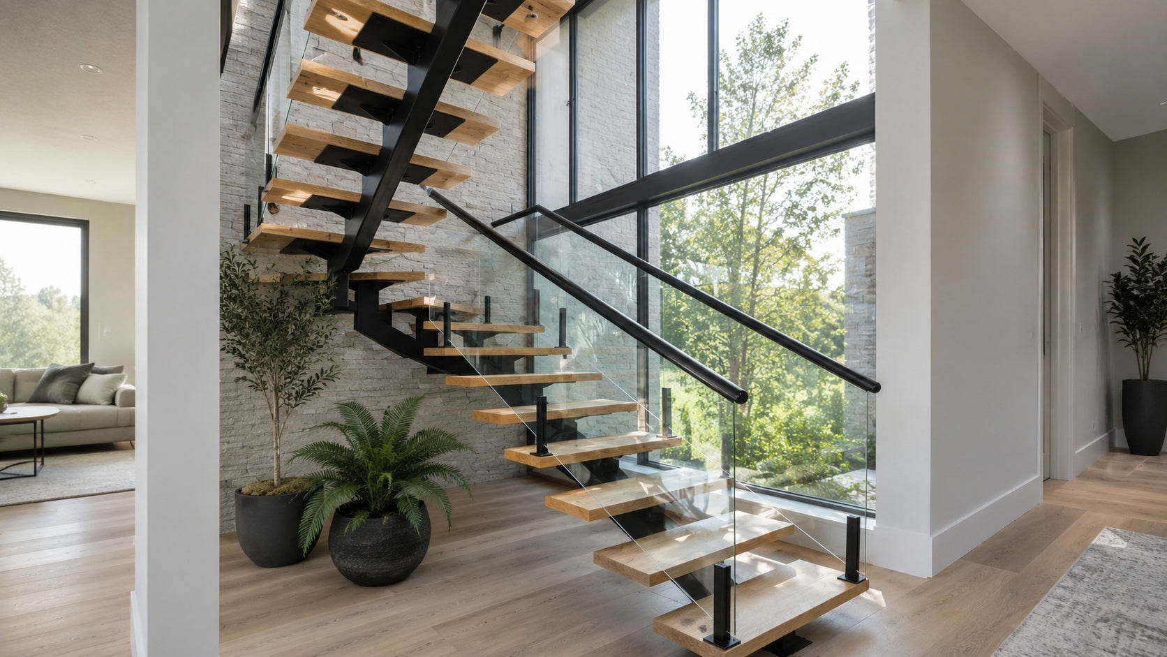 Steel Floating Stairs: Why Steel Matters in a Custom Stair System