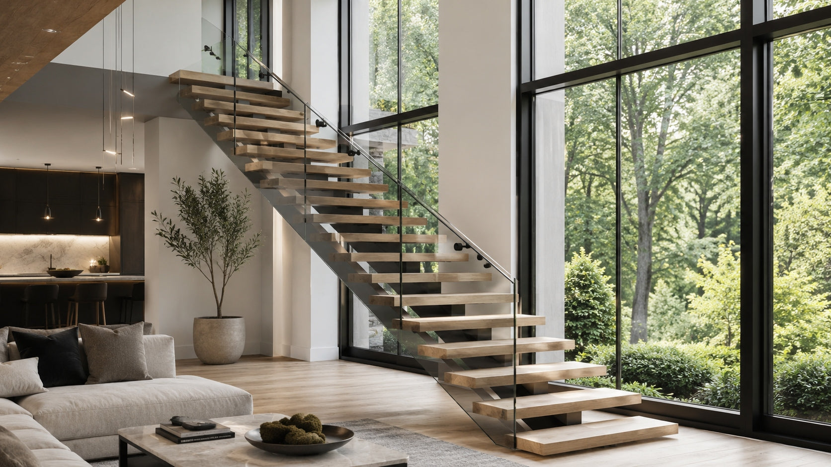 Floating Stairs Construction: From Structural Drawings to Final Fit