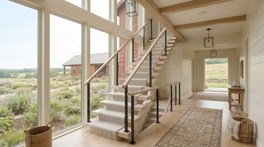 Floating Stair Stringer Explained: Where Mono, Center, and Double-Support Systems Differ