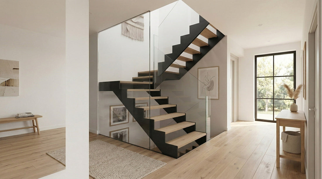 Floating Stair Treads: How to Choose Wood Species, Thickness, and Finish for a Premium Look