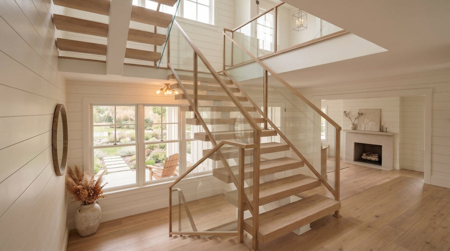 What Changes the Price of Floating Stairs With Glass Railing?