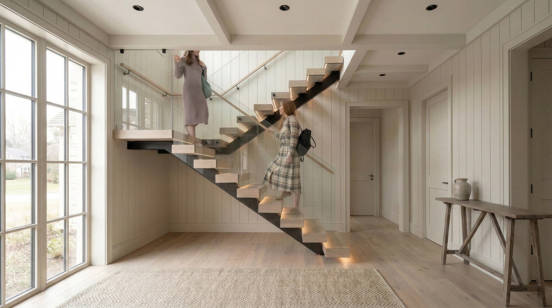 Floating Stairs With Glass Railing: Design Freedom vs. Real-World Safety Constraints
