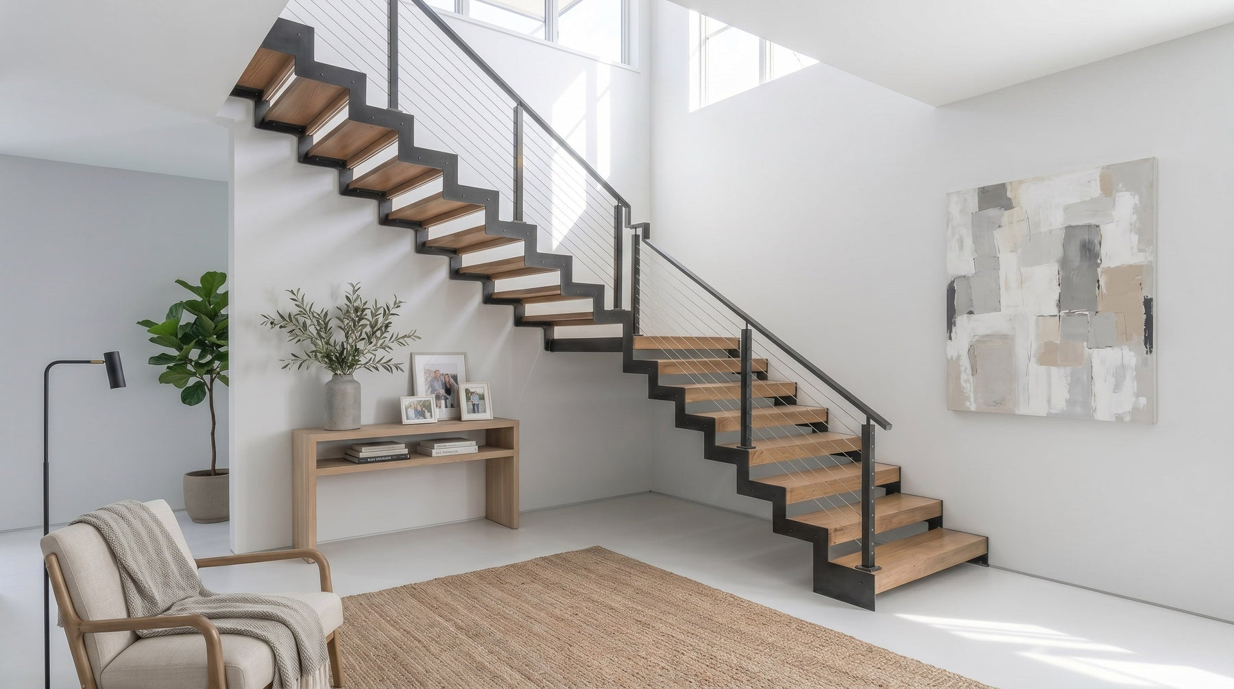 Straight Staircase Cost vs Custom Floating Stair Cost: What Changes the Budget?