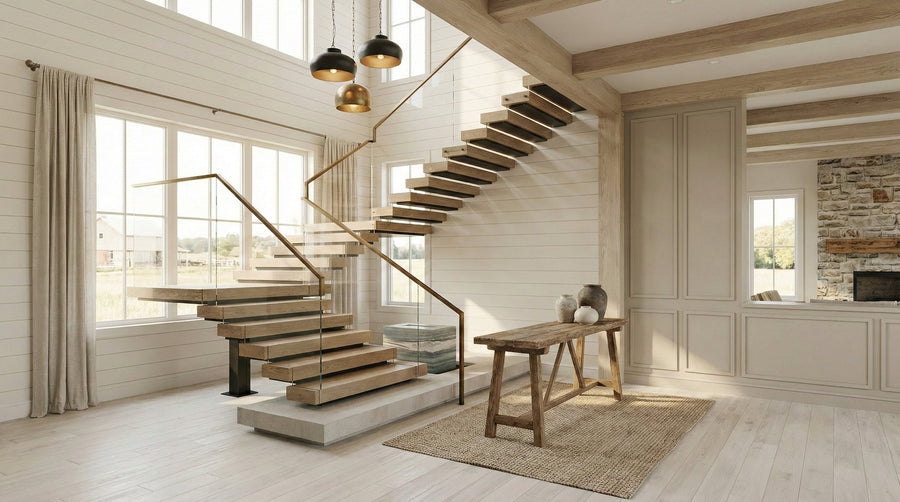 Stairs for Modern Homes: Types, Costs, Codes, and Design Choices (2026 Guide)