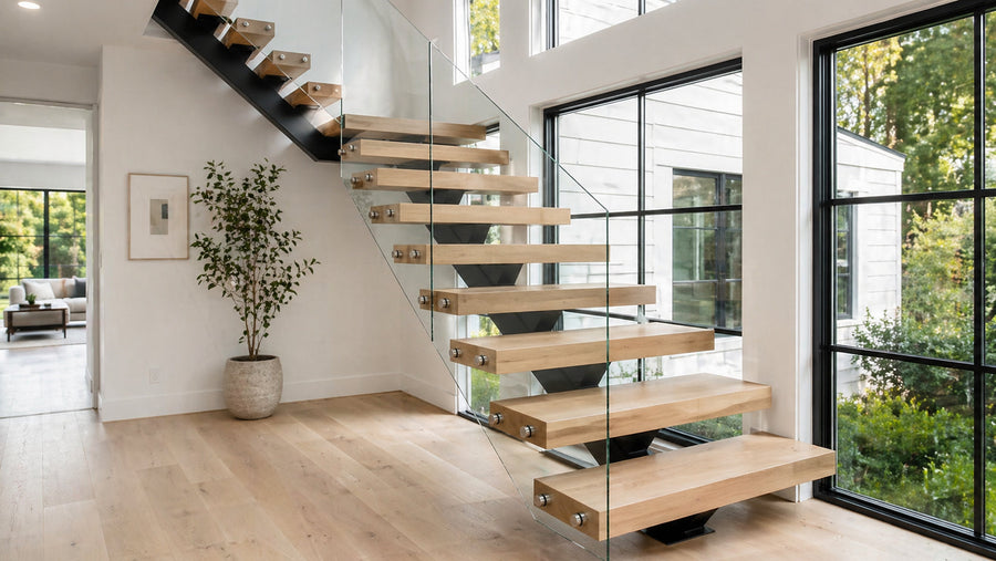 Open Stair Design Ideas for Modern, Light-Filled Homes