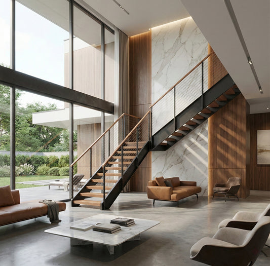 Dual Stringer Stair System