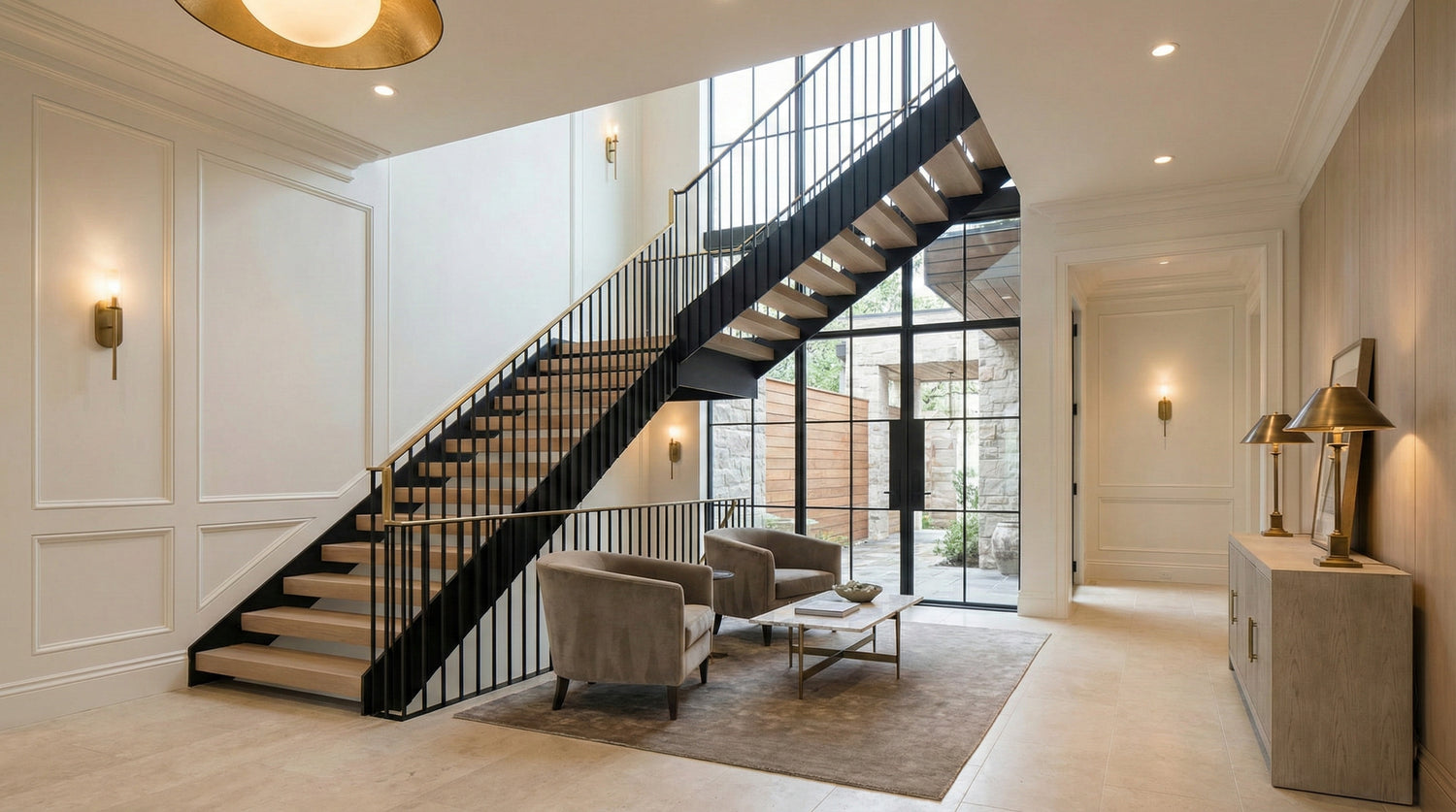 Architectural_Dual_Stringer_Floating_Staircases