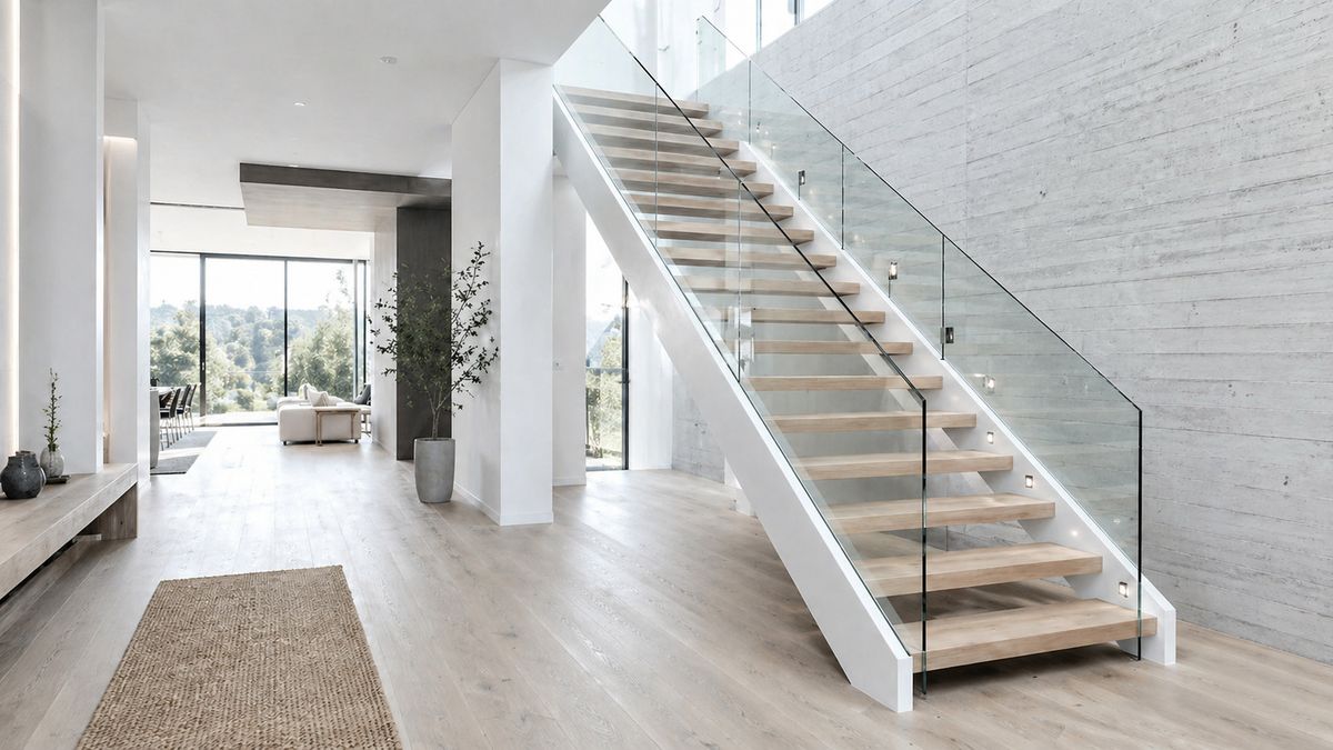 Modern Floating Stair Systems | Engineered Custom Staircases – Elevated ...