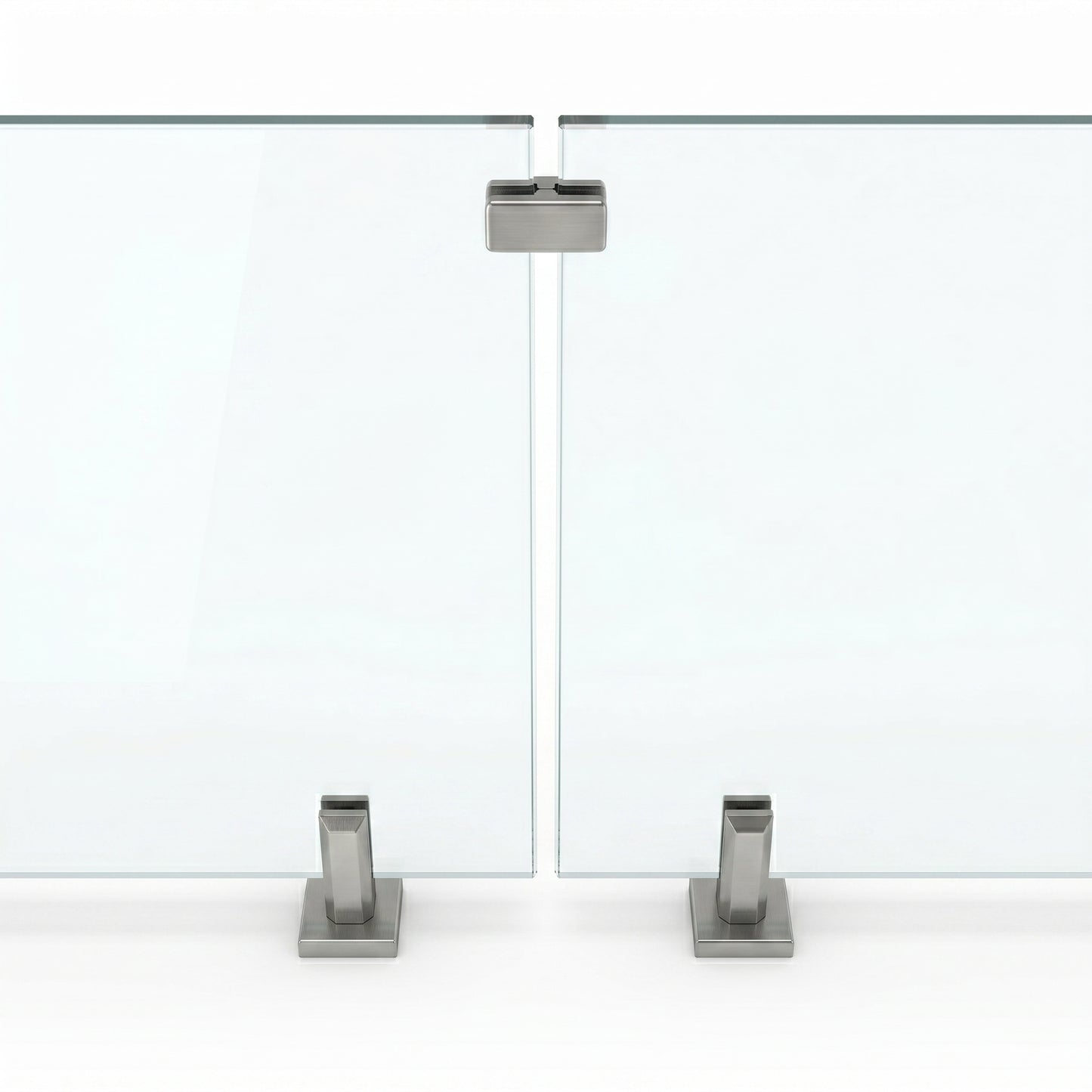 Elevated Stairs Glass Railing System for Stairs and Decks