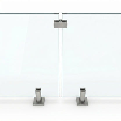 Elevated Stairs Glass Railing System for Stairs and Decks