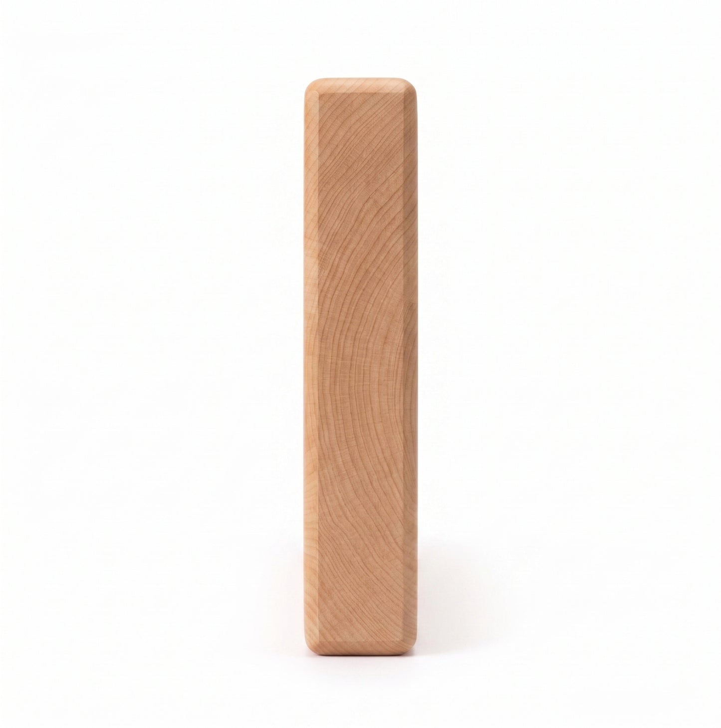 Elevated Stairs Maple Floating Stair Treads Smooth Finish Modern Design