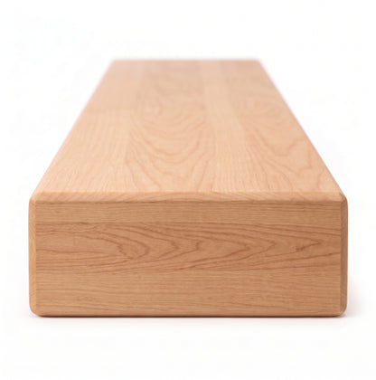 Elevated Stairs Maple Floating Stair Treads Smooth Finish Modern Design