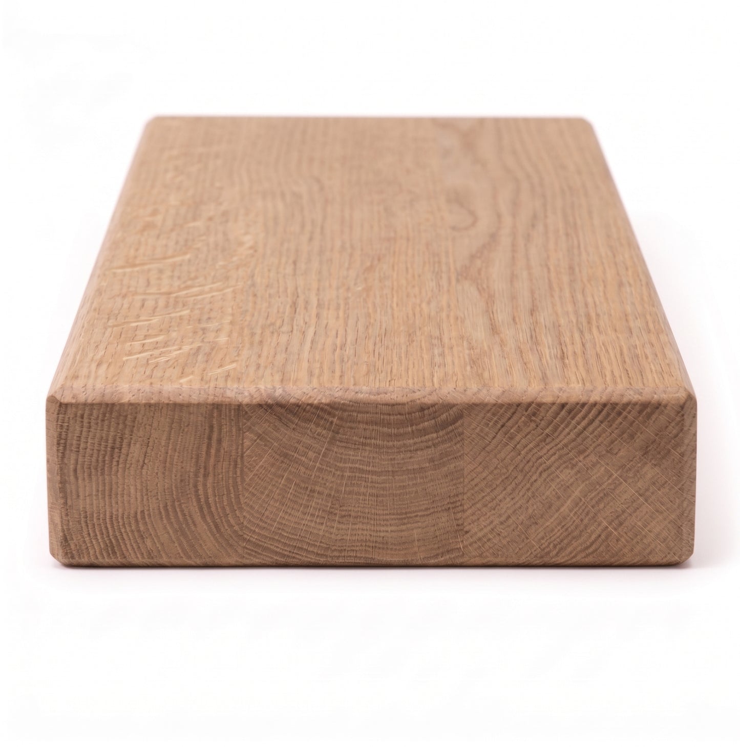 Elevated Stairs White Oak Floating Stair Treads for Modern Homes