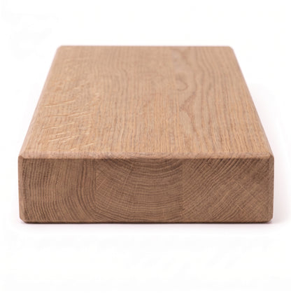 Elevated Stairs White Oak Floating Stair Treads for Modern Homes