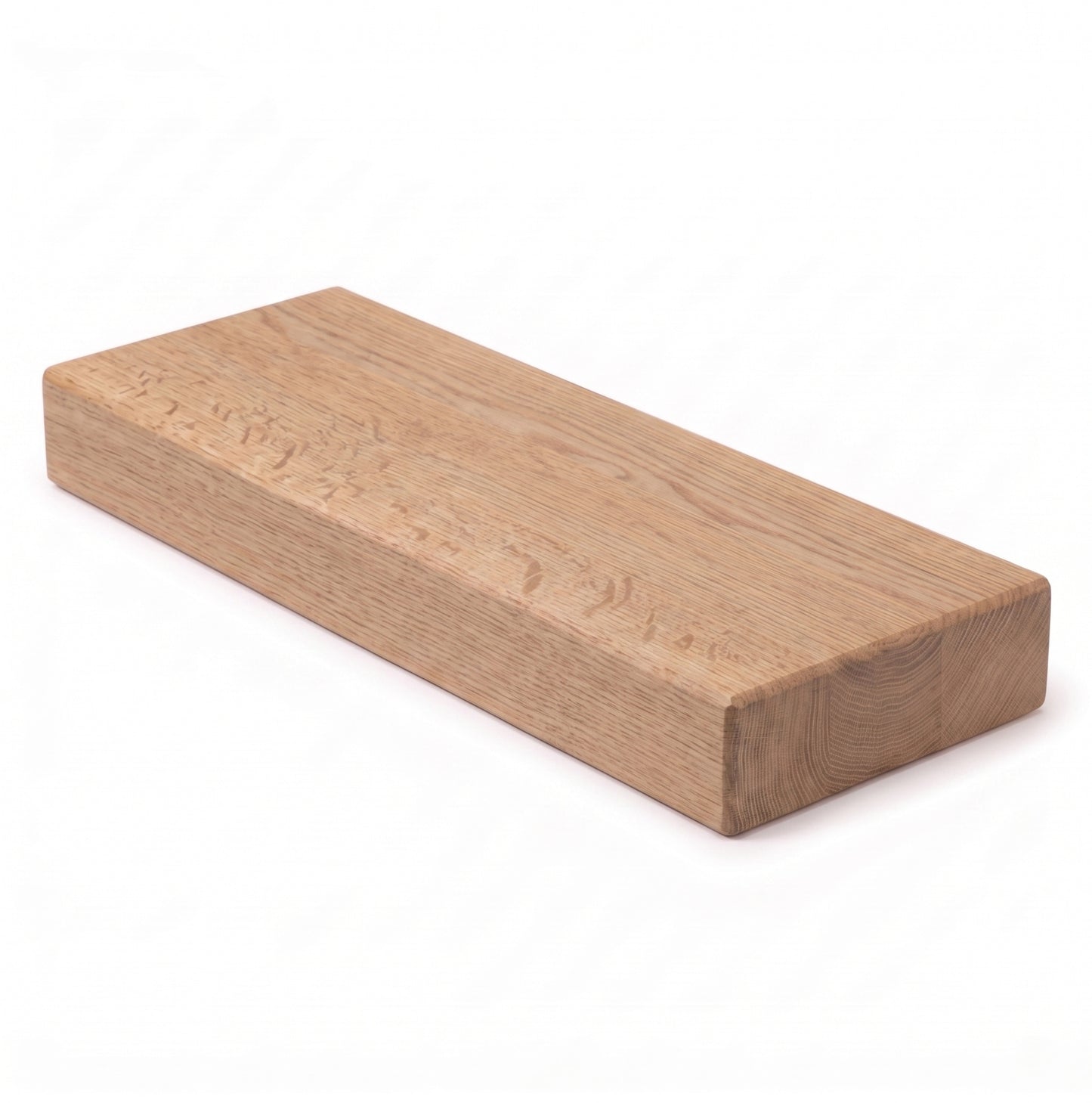 Elevated Stairs White Oak Floating Stair Treads for Modern Homes